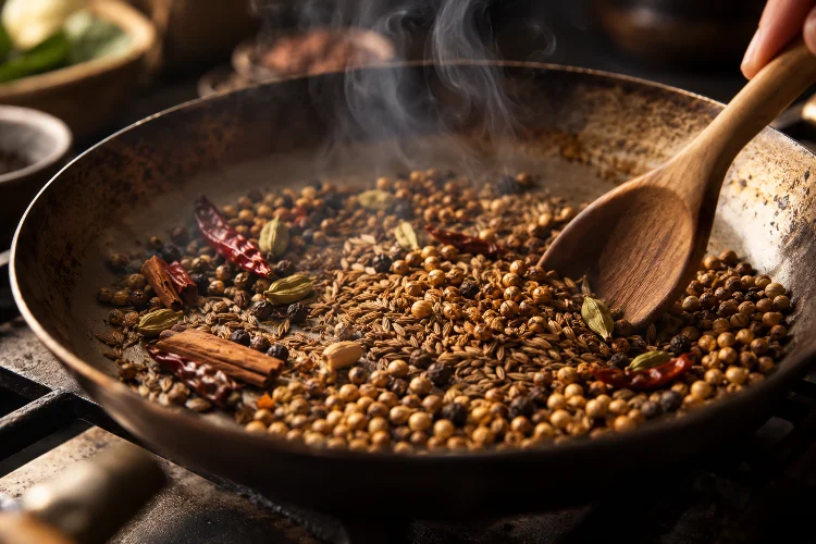 How Toasting Changes the Chemistry of Traditional Spice Blends